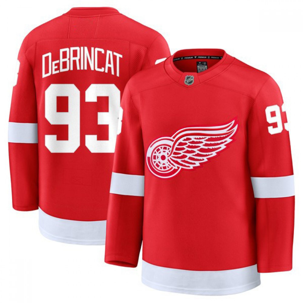 Alex DeBrincat Detroit Red Wings Home Premium Jersey - Red-Pro Kit Vault | Brand New 26/27 Sports Jerseys